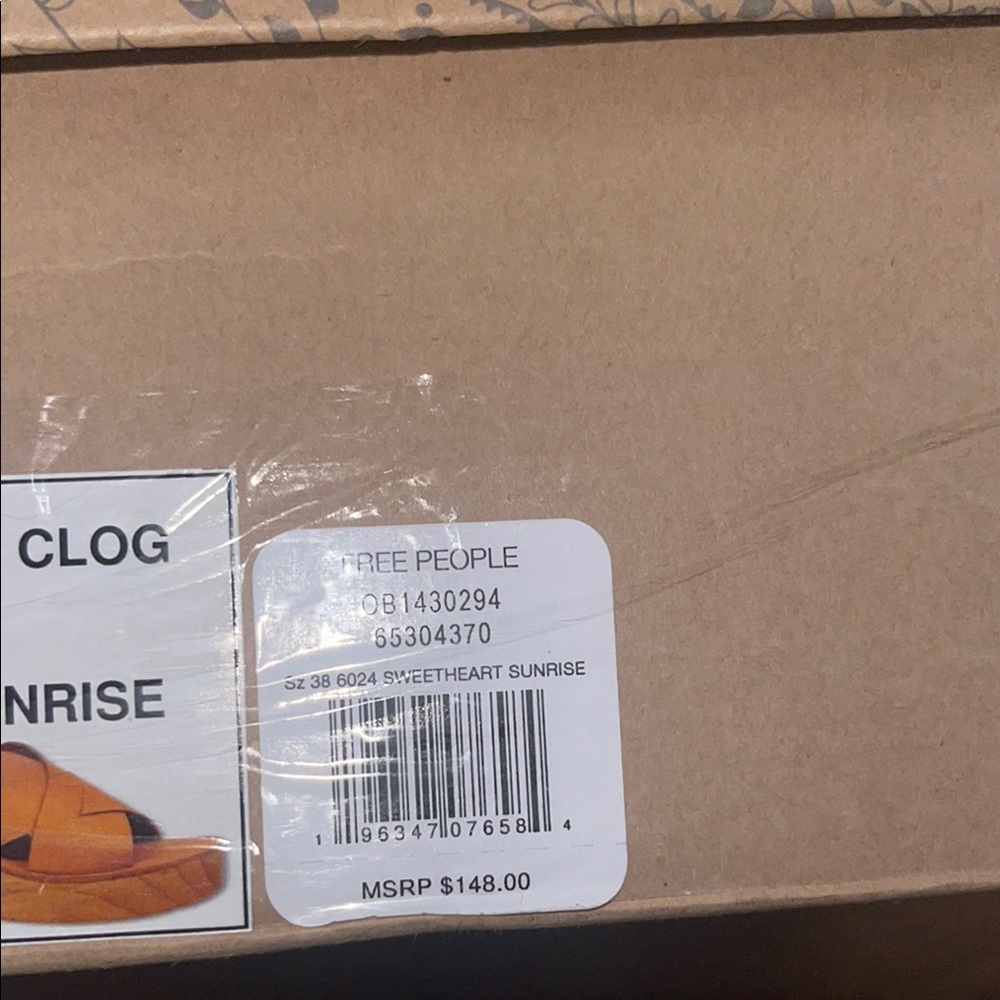 🤩final price Free People kora platform clog size 38 - Picture 6 of 10